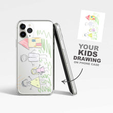 Load image into Gallery viewer, Custom Kids Drawing Clear Case

