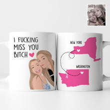 Load image into Gallery viewer, Custom Best Friends Map Mug
