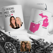 Load image into Gallery viewer, Custom Best Friends Map Mug
