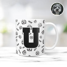 Load image into Gallery viewer, Custom Pet Monogram Face Mug
