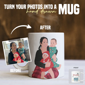 Personalized Hug in a Mug Christmas