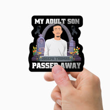 Load image into Gallery viewer, My son sticker RIP Stickers Personalized
