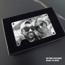 Load image into Gallery viewer, Engraved Photo Minimalist Wallet
