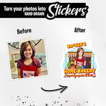 Load image into Gallery viewer, Personalized Stickers for Feshly Baked by Name
