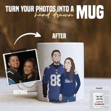Load image into Gallery viewer, personalized photo mug I met you I liked you
