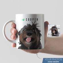 Load image into Gallery viewer, Pet Portrait Mug Personalized
