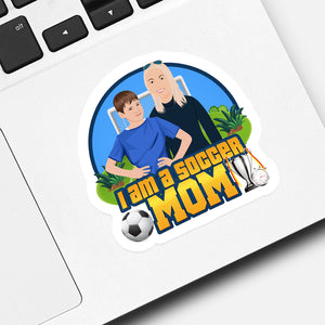 I'm a Soccer Mom Sticker Personalized